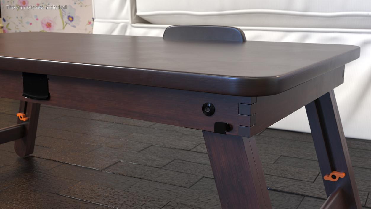 Laptop Desk Nnewvante Table Dark 3D