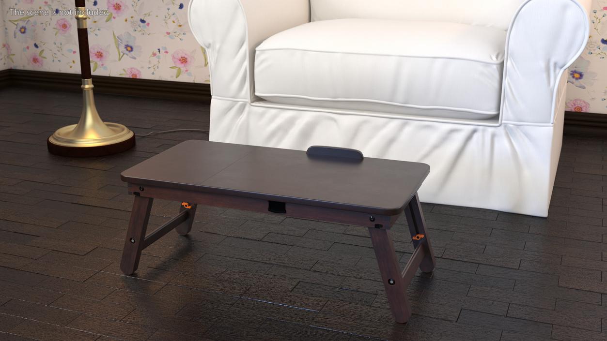 Laptop Desk Nnewvante Table Dark 3D