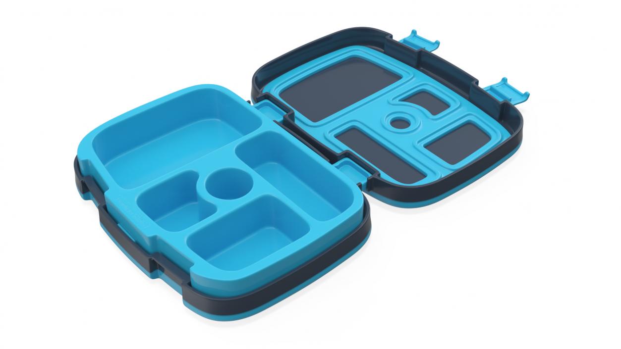 3D model Bentgo Lunch Box for Kids Open Blue