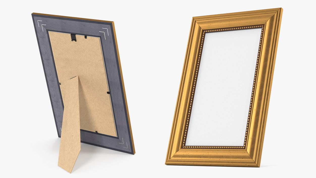 3D Gold Photo Frame