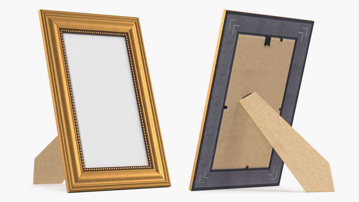 3D Gold Photo Frame