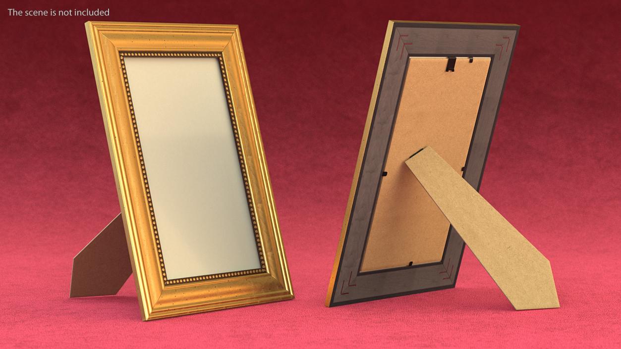 3D Gold Photo Frame