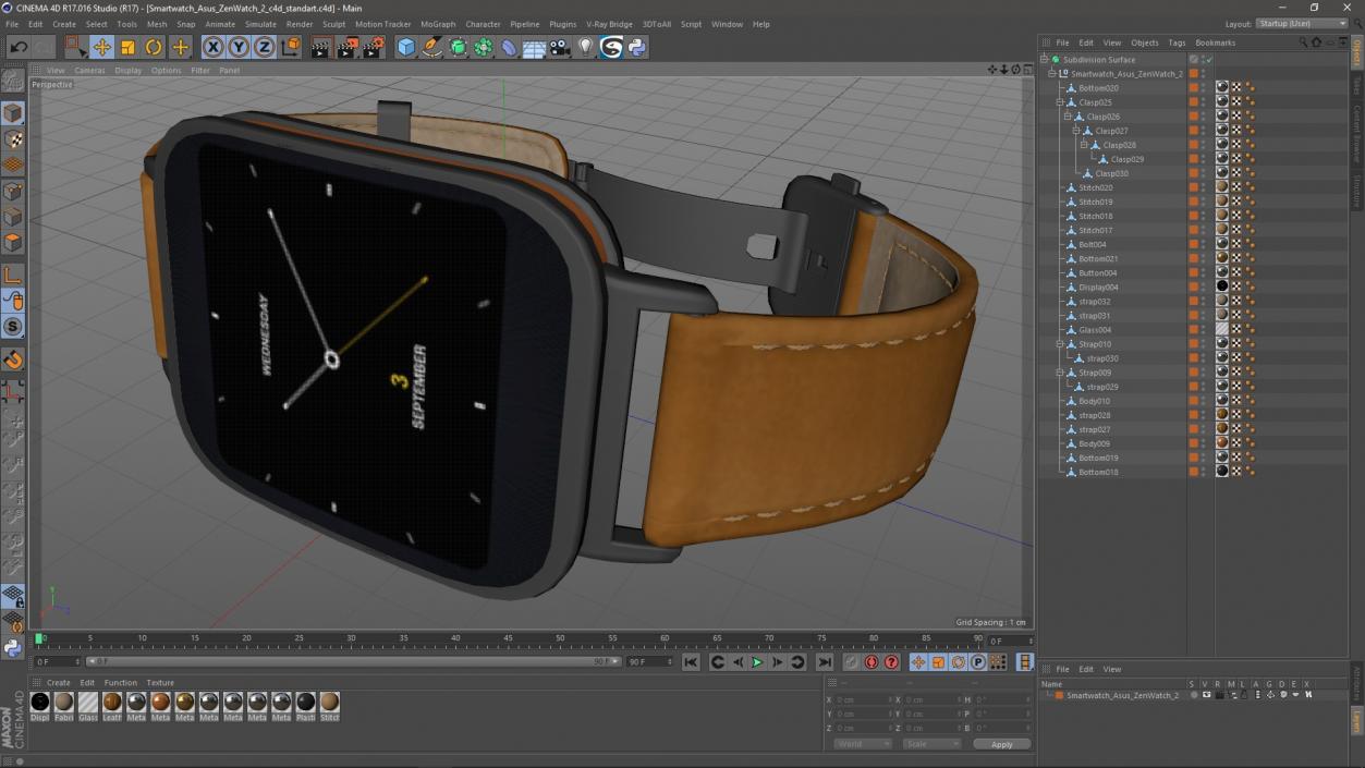 3D Smartwatch Asus ZenWatch 3