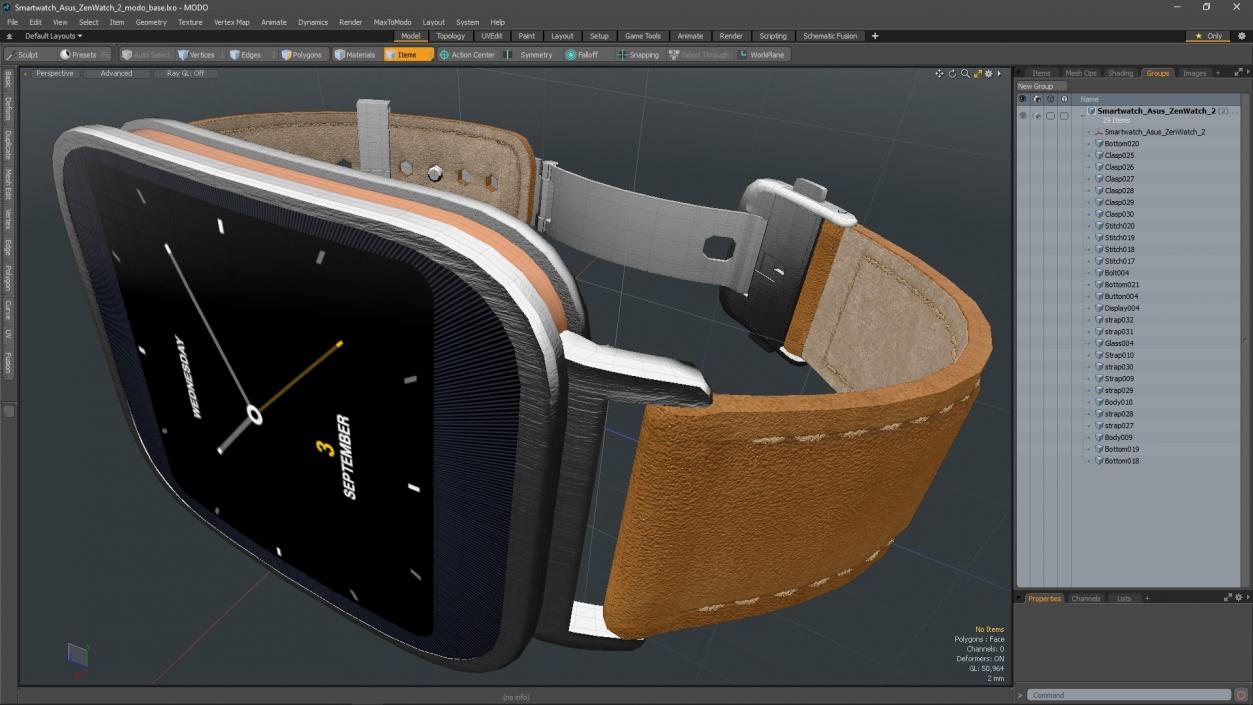 3D Smartwatch Asus ZenWatch 3