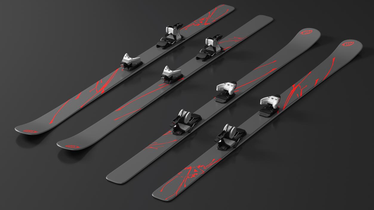 3D Snow Skis 4