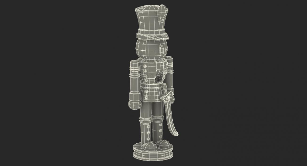 Wooden Nutcracker 3D