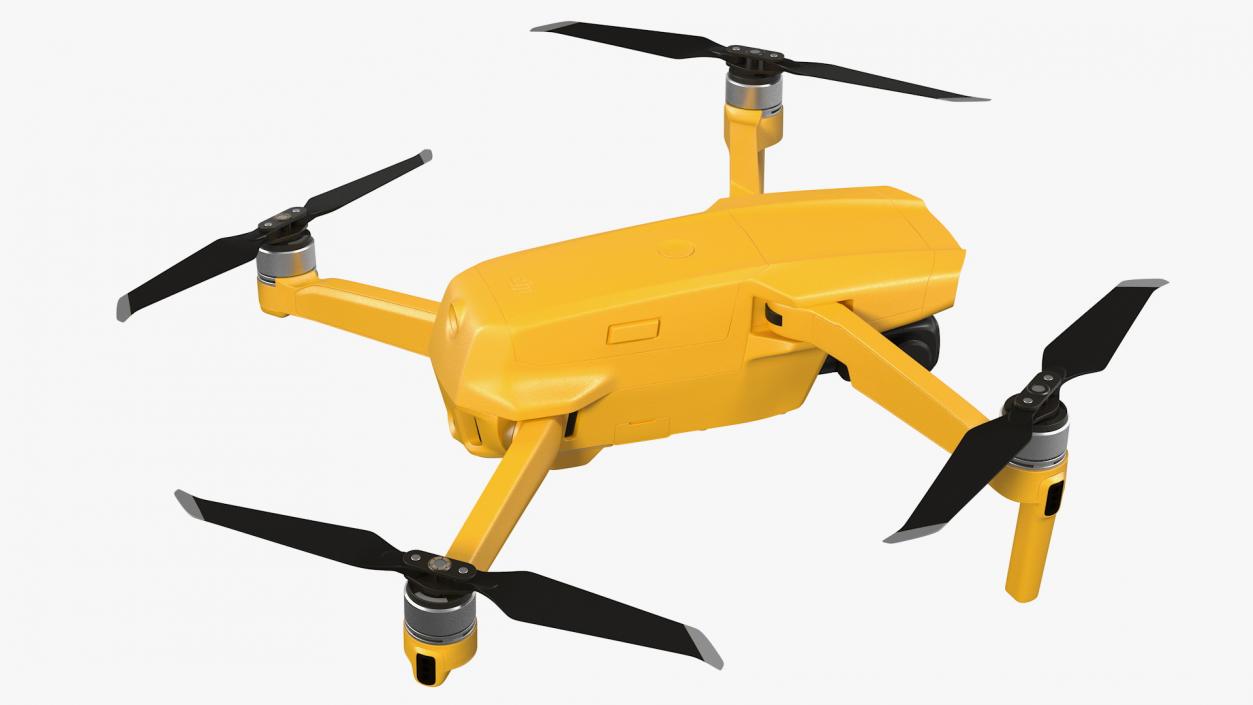 Drone Quadcopter UAV with Camera Rigged 3D model