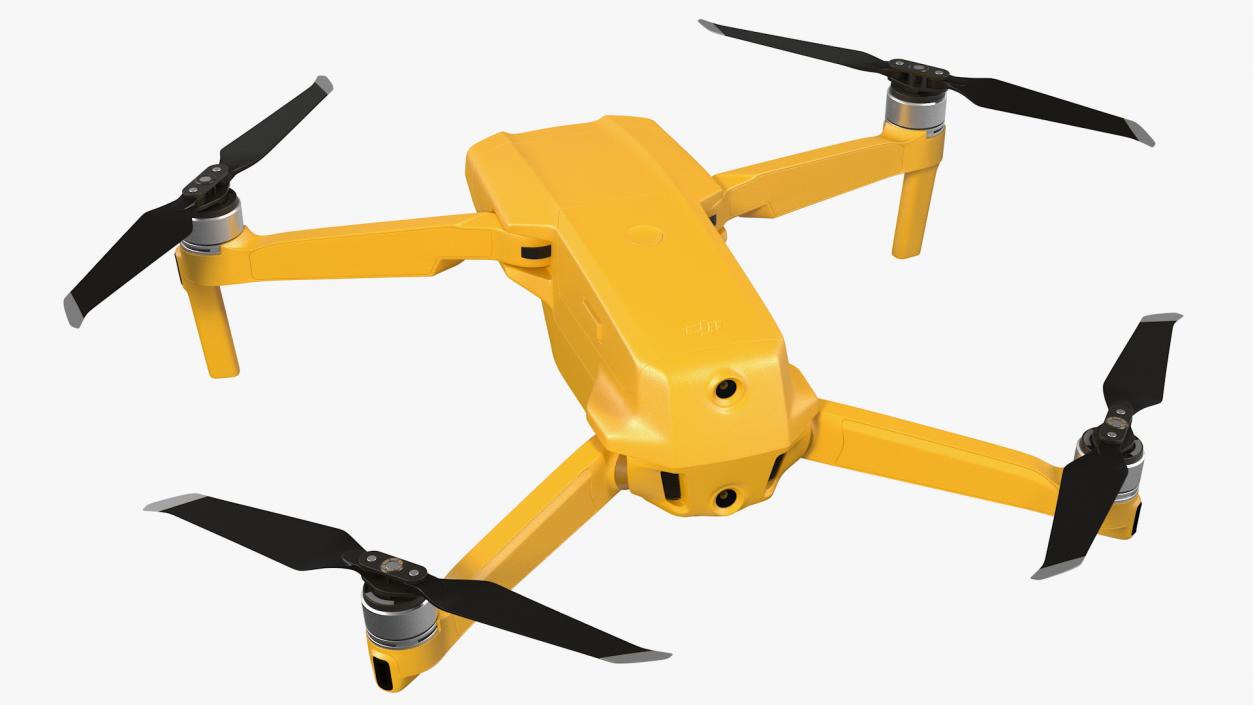 Drone Quadcopter UAV with Camera Rigged 3D model