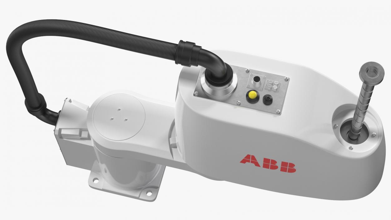 3D ABB IRB 910SC Industrial Robot Arm Rigged