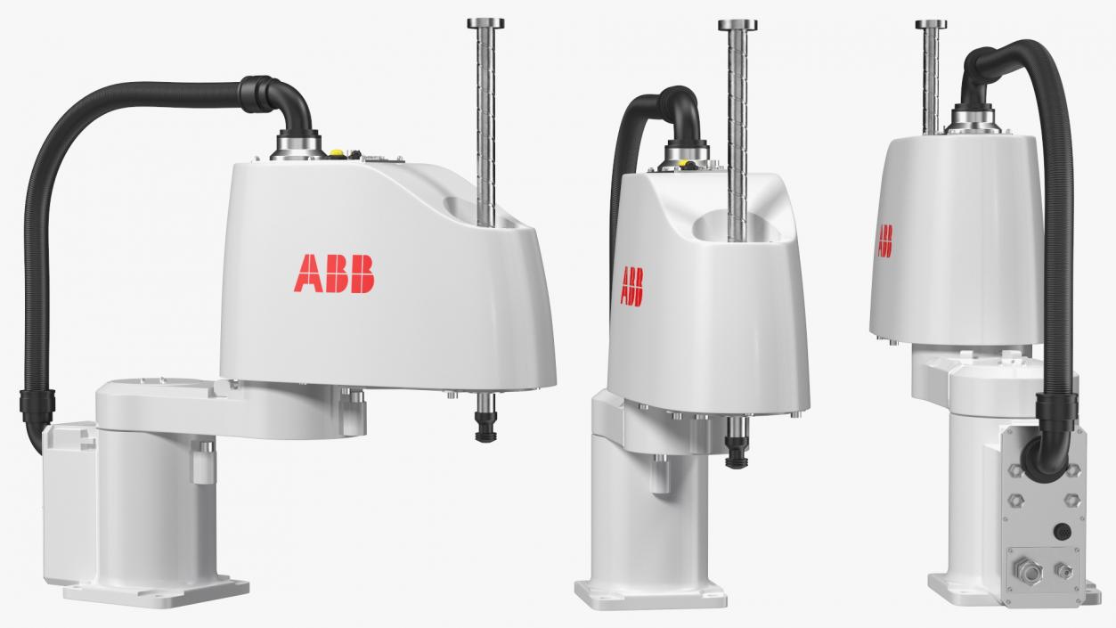 3D ABB IRB 910SC Industrial Robot Arm Rigged