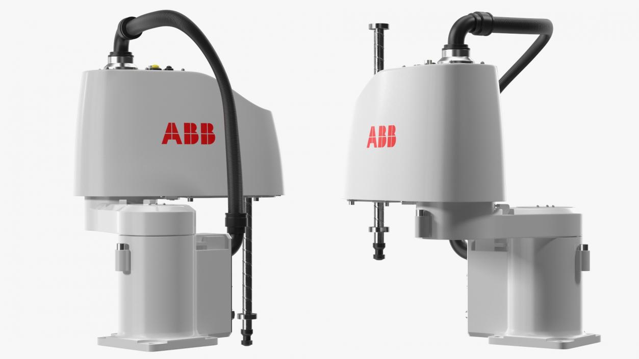 3D ABB IRB 910SC Industrial Robot Arm Rigged