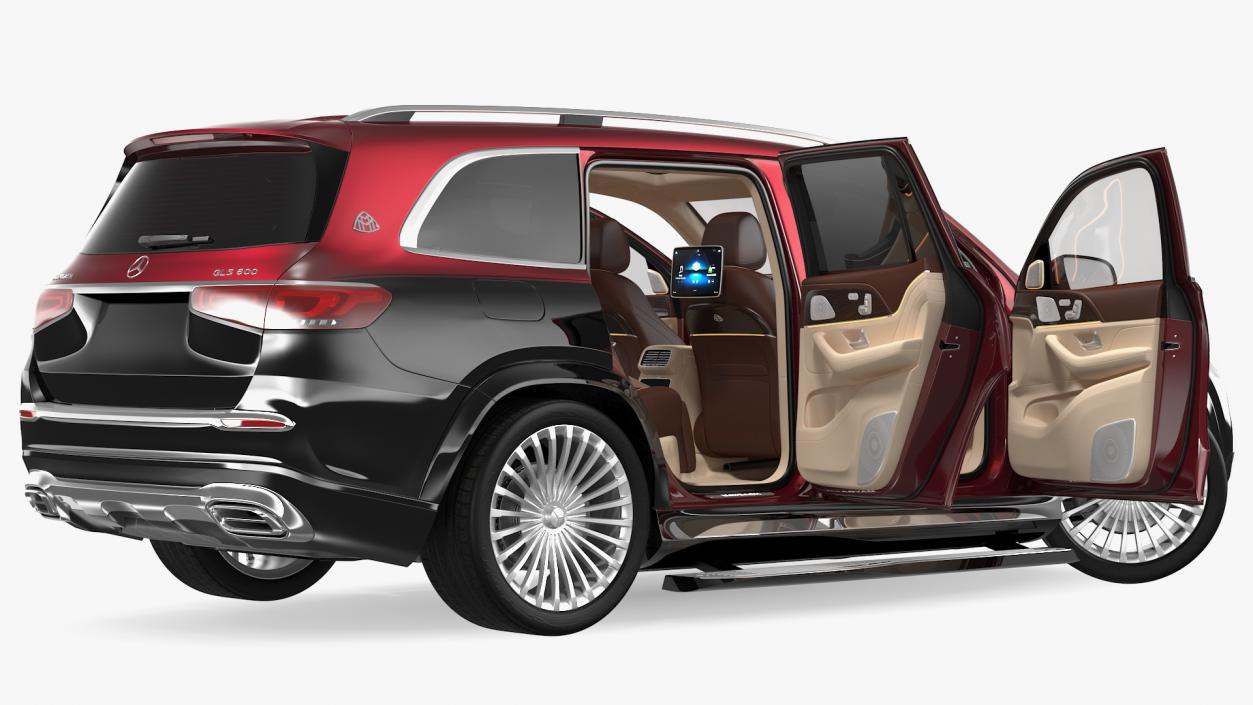 Maybach GLS 600 Red 3D model