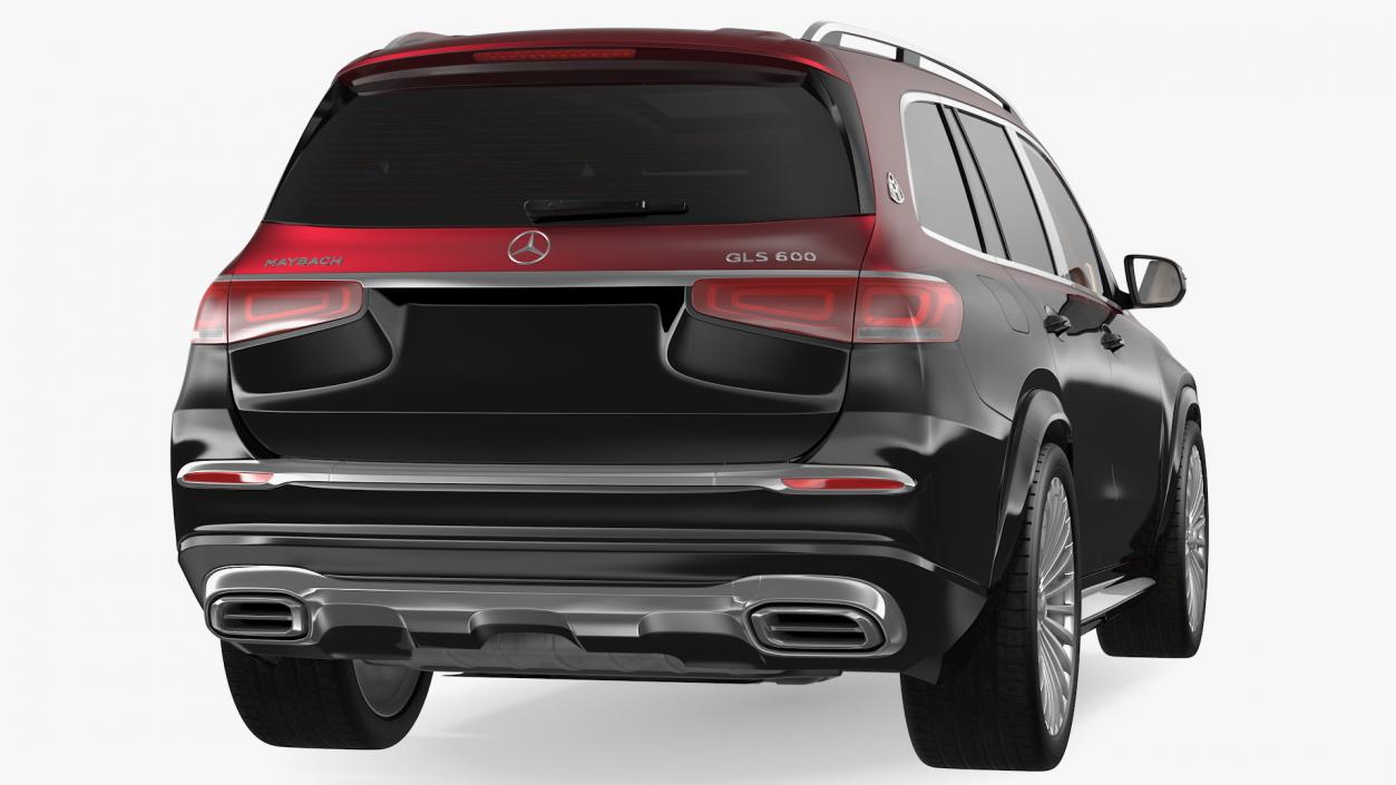 Maybach GLS 600 Red 3D model