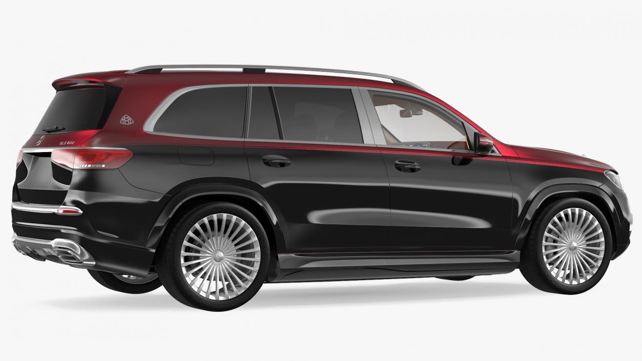 Maybach GLS 600 Red 3D model