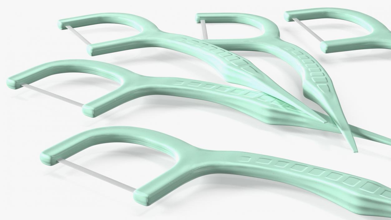 Dental Floss Toothpick 3D