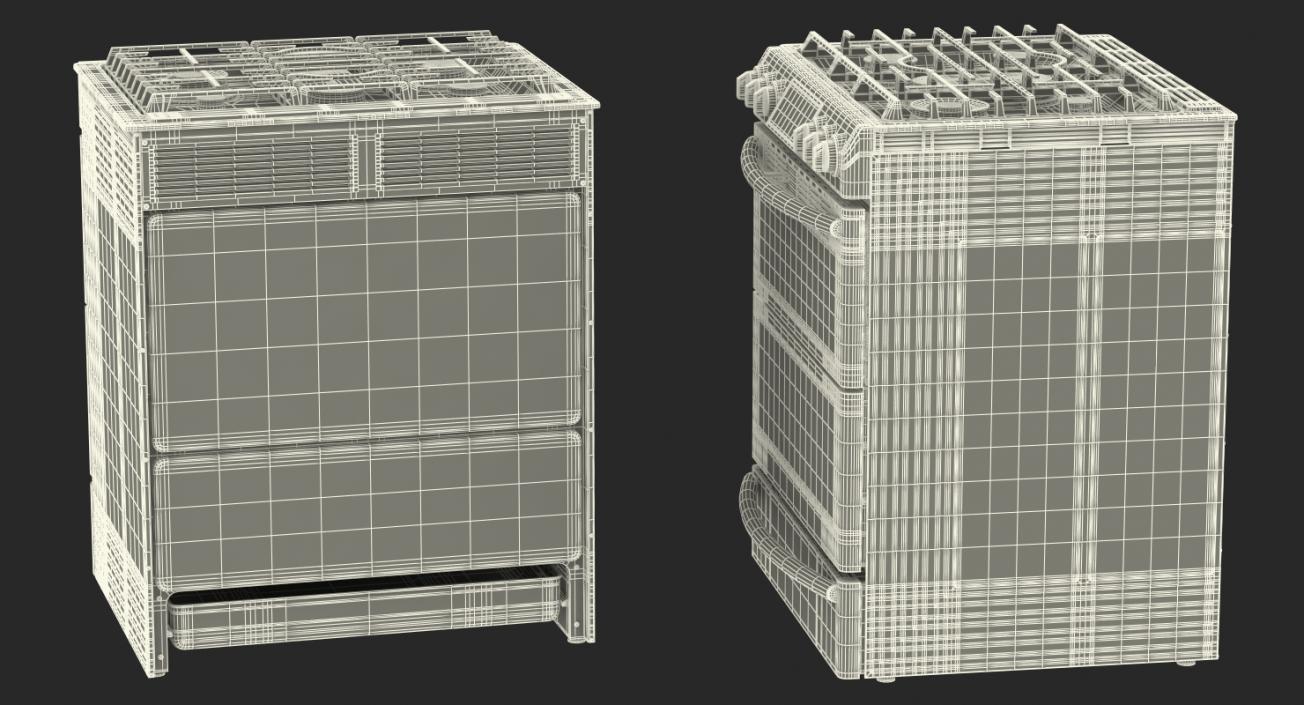 3D Dual Fuel Range Generic model