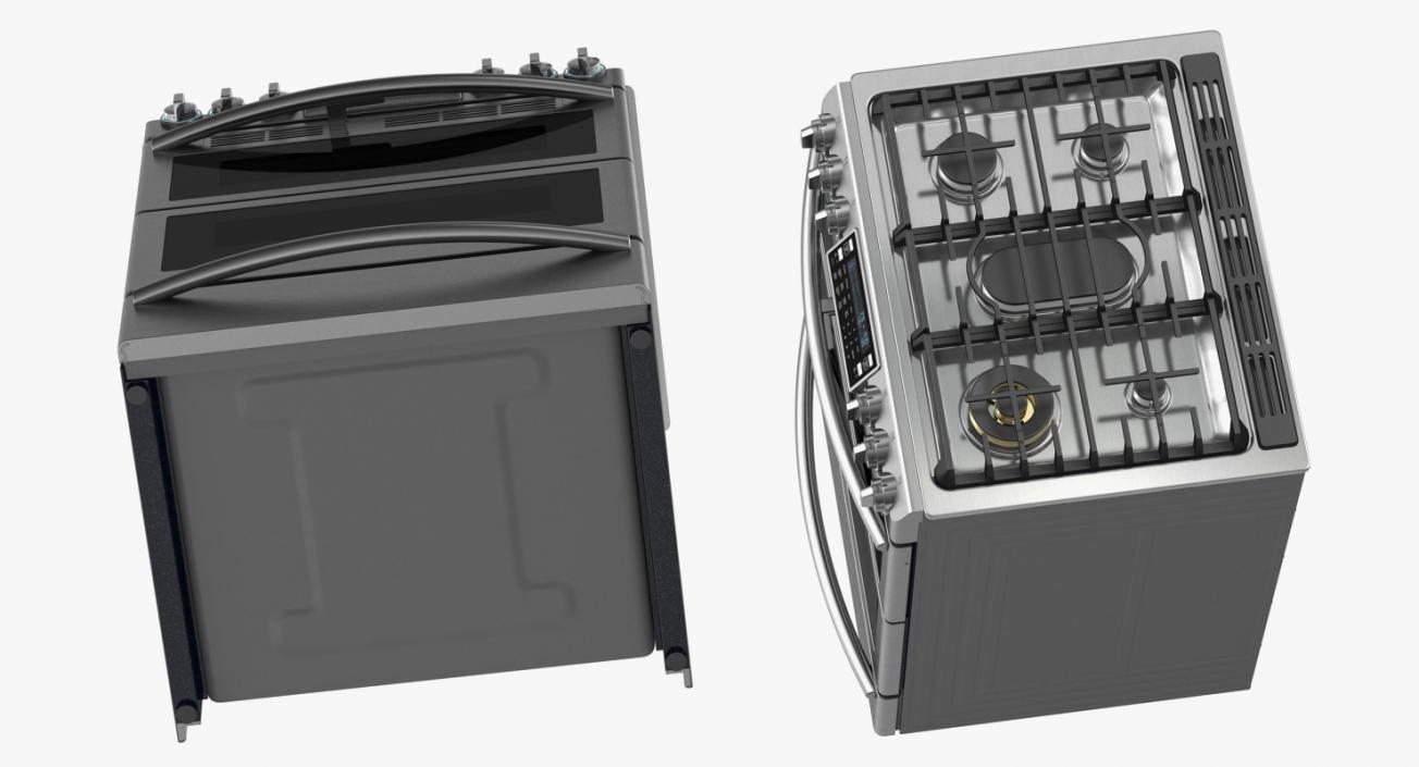 3D Dual Fuel Range Generic model