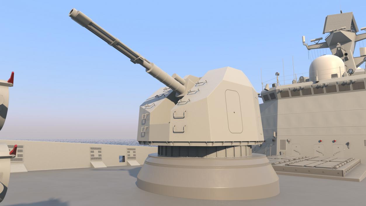 Naval Main Gun 3D model