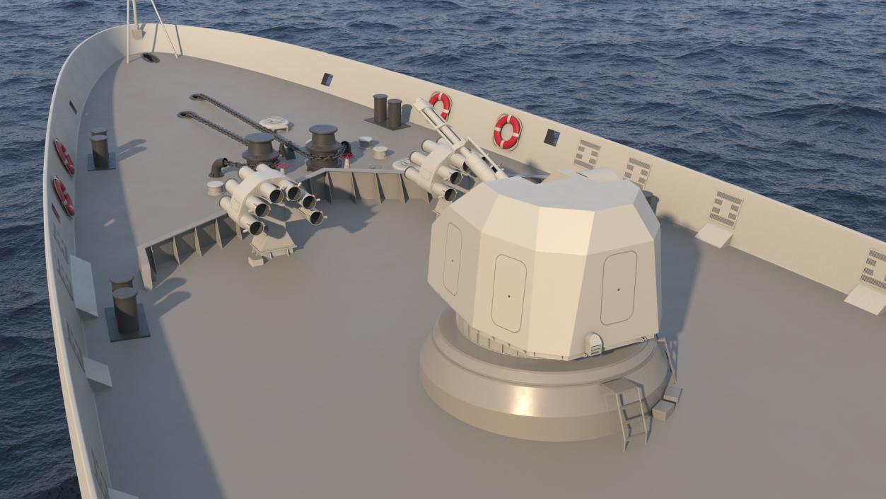 Naval Main Gun 3D model