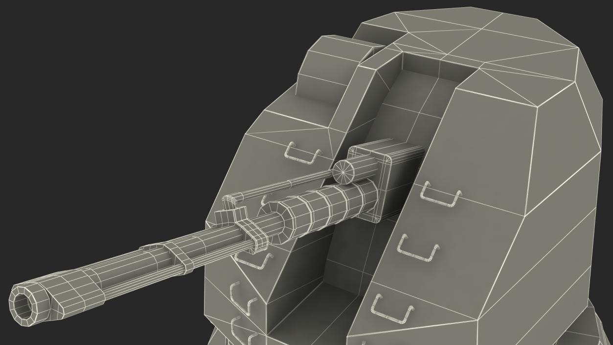 Naval Main Gun 3D model