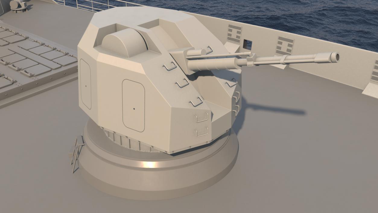 Naval Main Gun 3D model