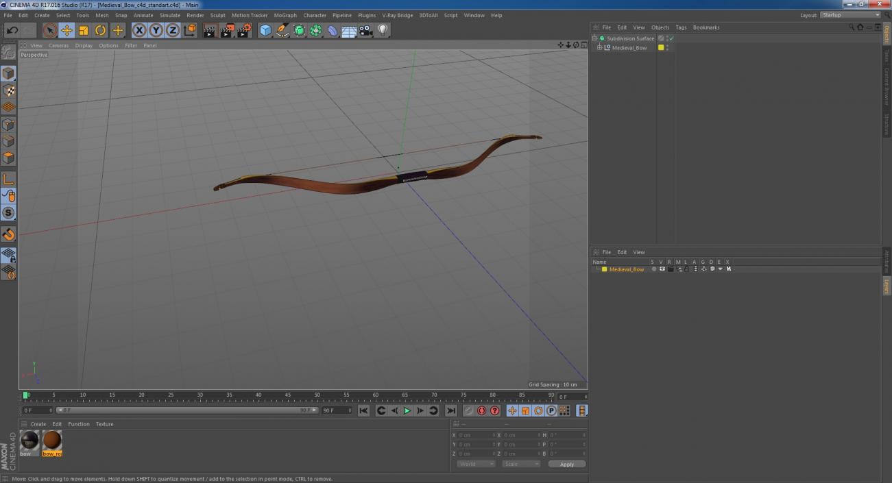 Medieval Bow 3D