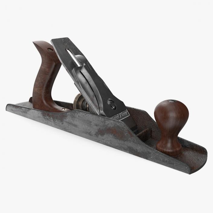 3D WoodRiver 5 Bench Plane Used model