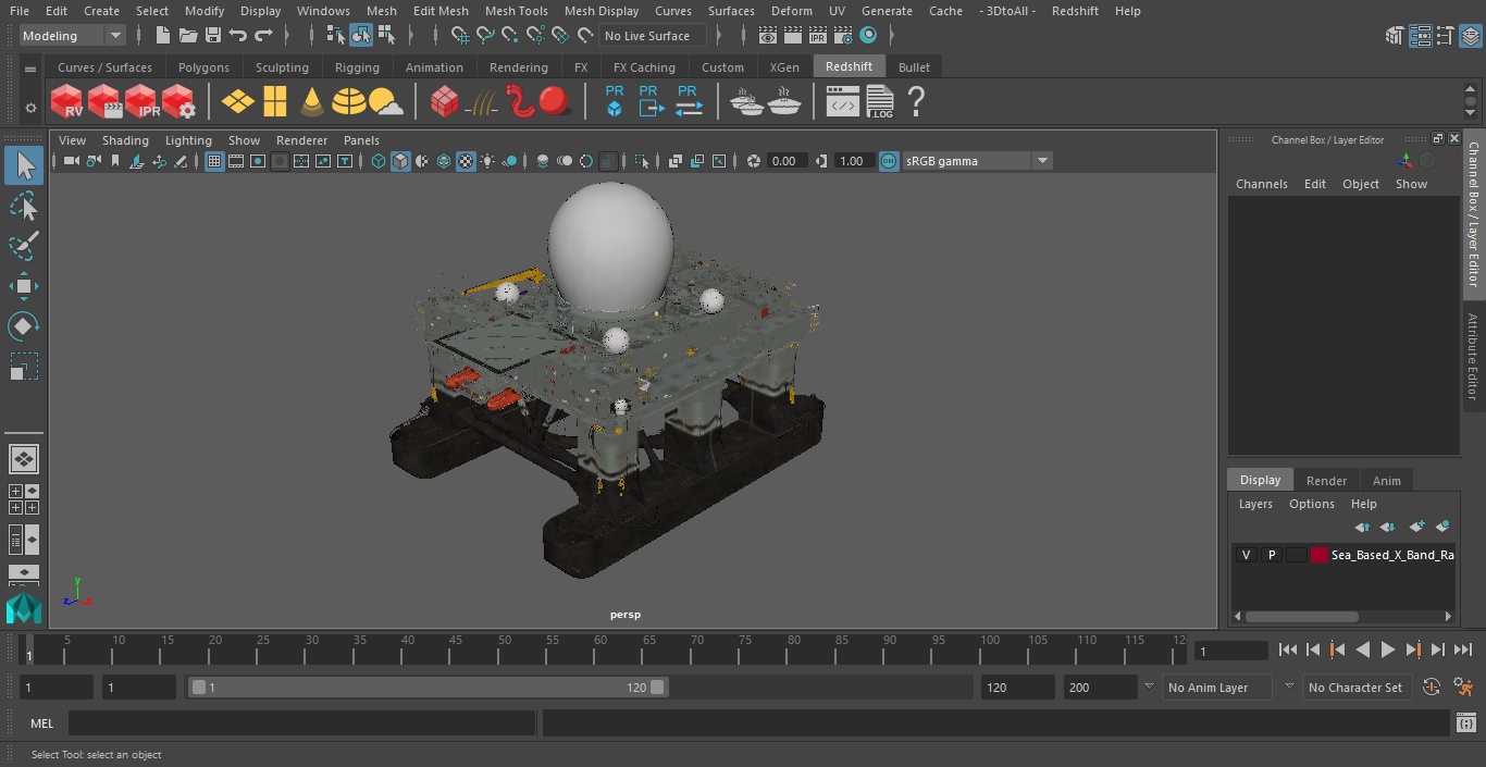 Sea Based X Band Radar 3D