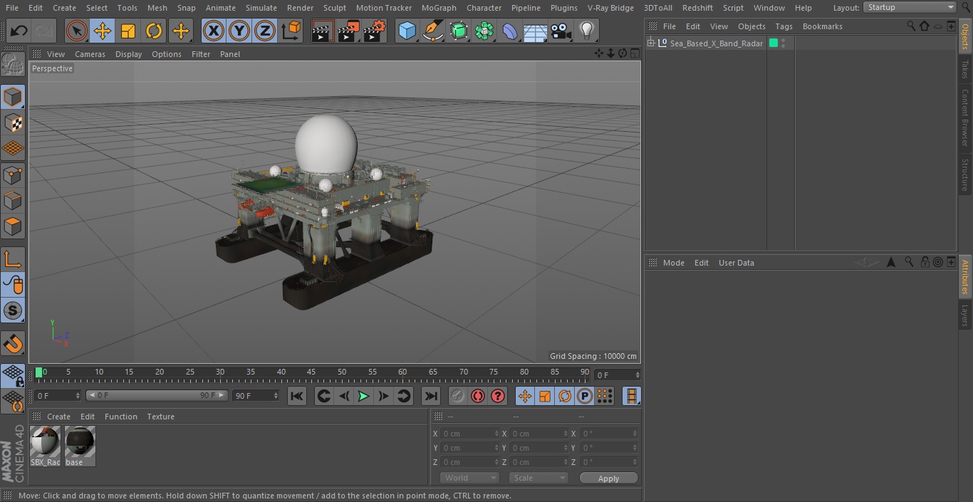 Sea Based X Band Radar 3D