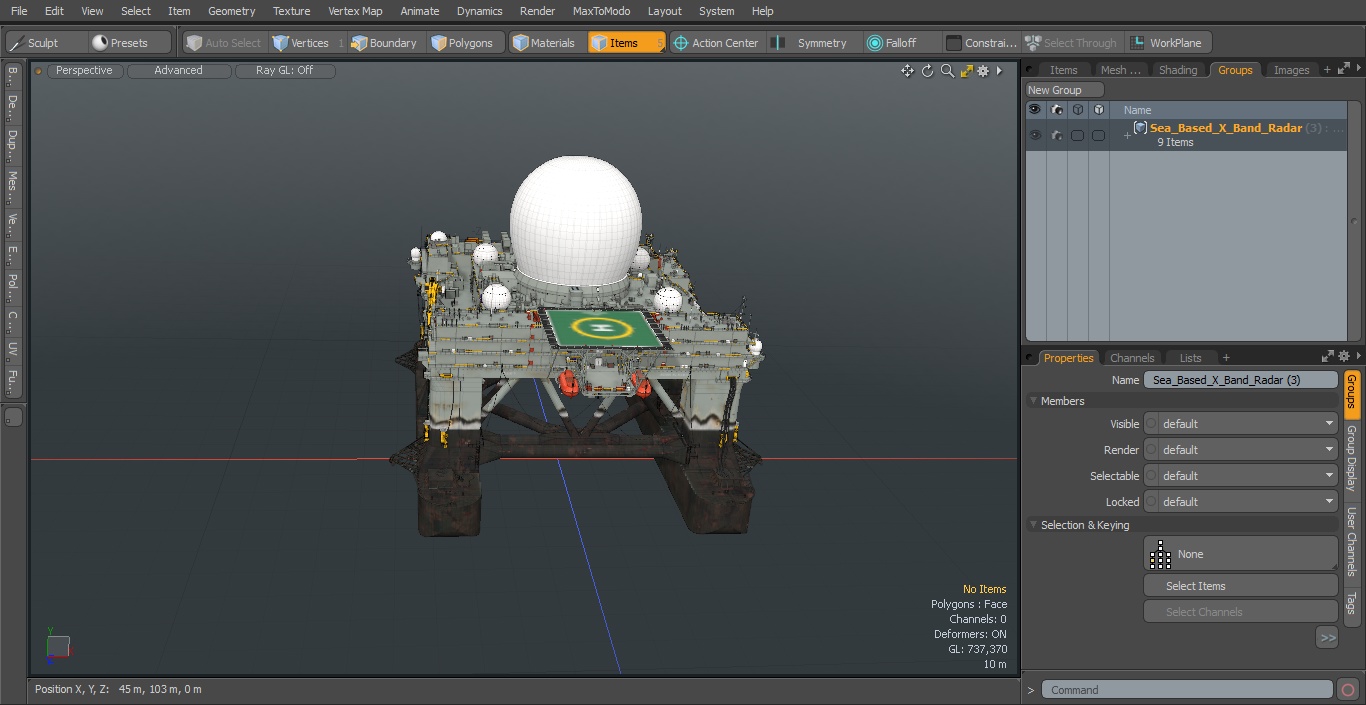 Sea Based X Band Radar 3D