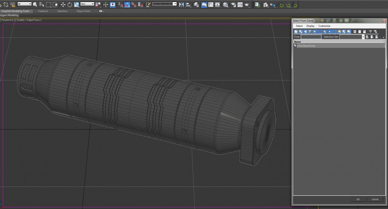 3D model Anodized Ram Hydraulic Cylinder 2 Sci-Fi