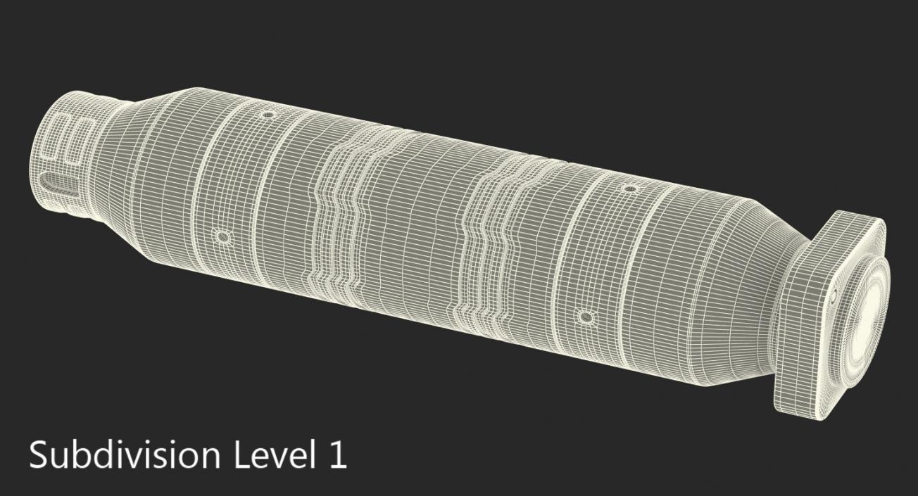 3D model Anodized Ram Hydraulic Cylinder 2 Sci-Fi