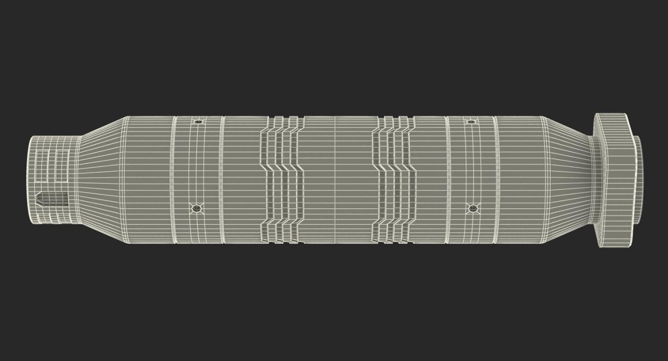 3D model Anodized Ram Hydraulic Cylinder 2 Sci-Fi