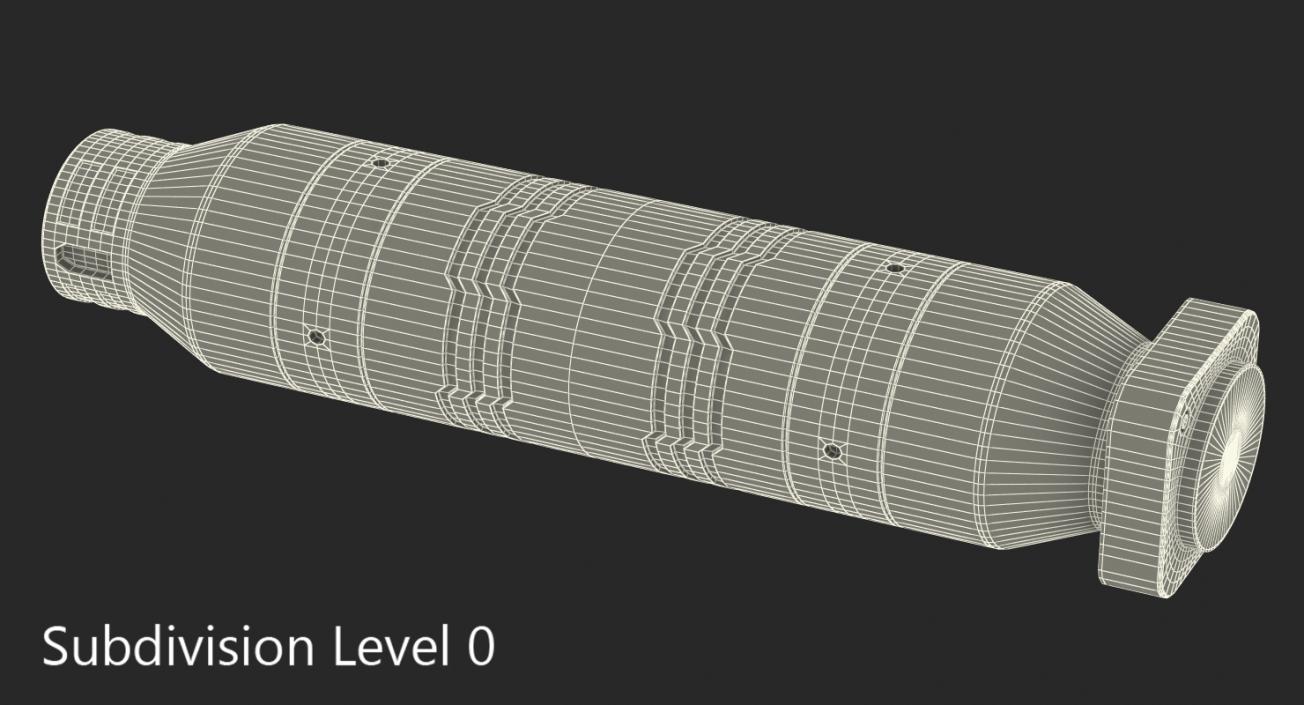 3D model Anodized Ram Hydraulic Cylinder 2 Sci-Fi