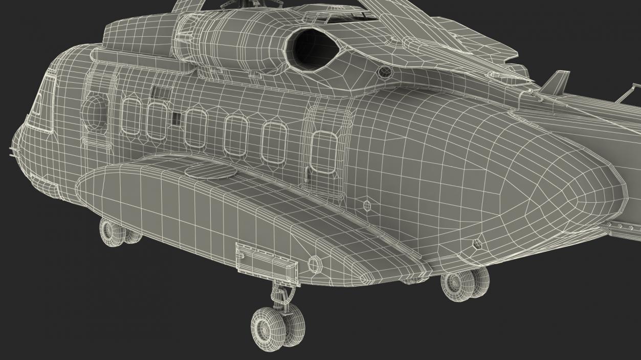 Sikorsky VH-92 Marine One Rigged 3D