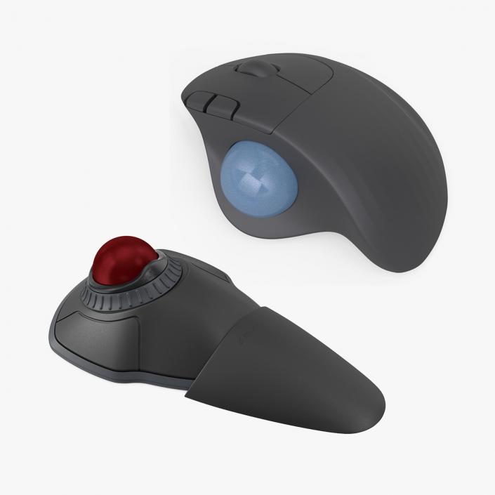 Trackball Mouses Collection 3D