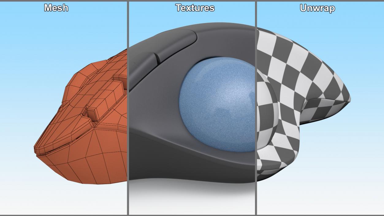 Trackball Mouses Collection 3D