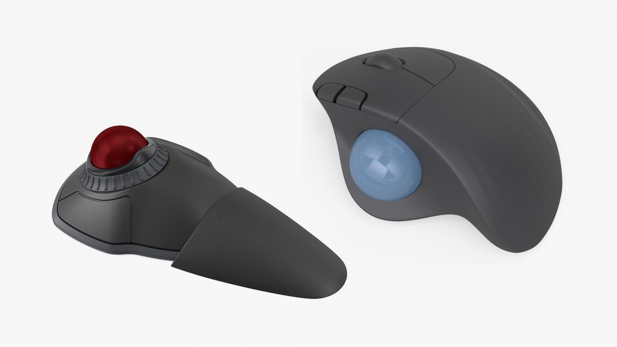 Trackball Mouses Collection 3D