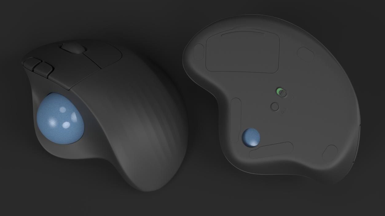 Trackball Mouses Collection 3D