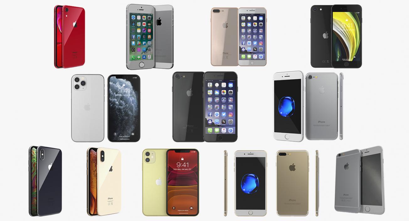 IPhone Collection 4 3D model