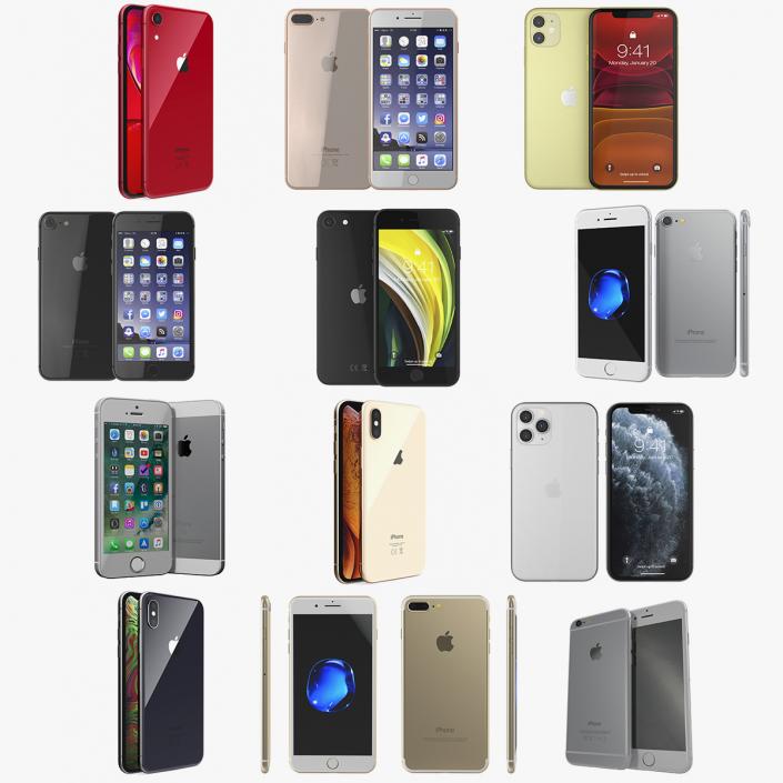 IPhone Collection 4 3D model