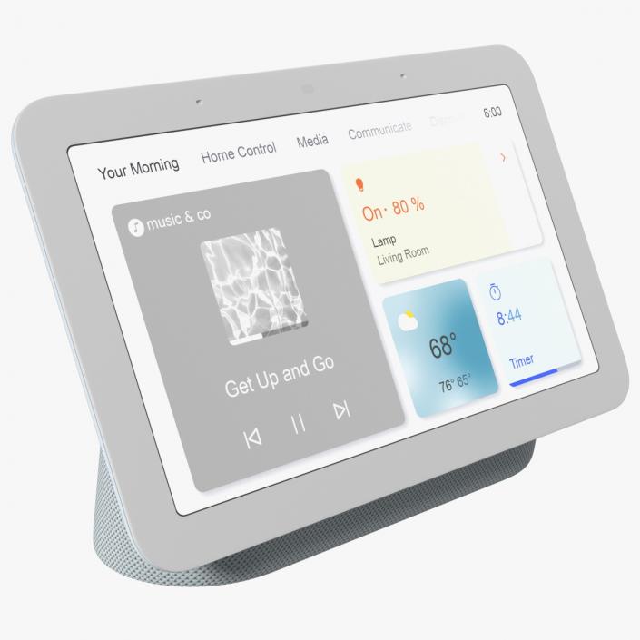 Nest Hub Smart Display 2Gen Mist 3D