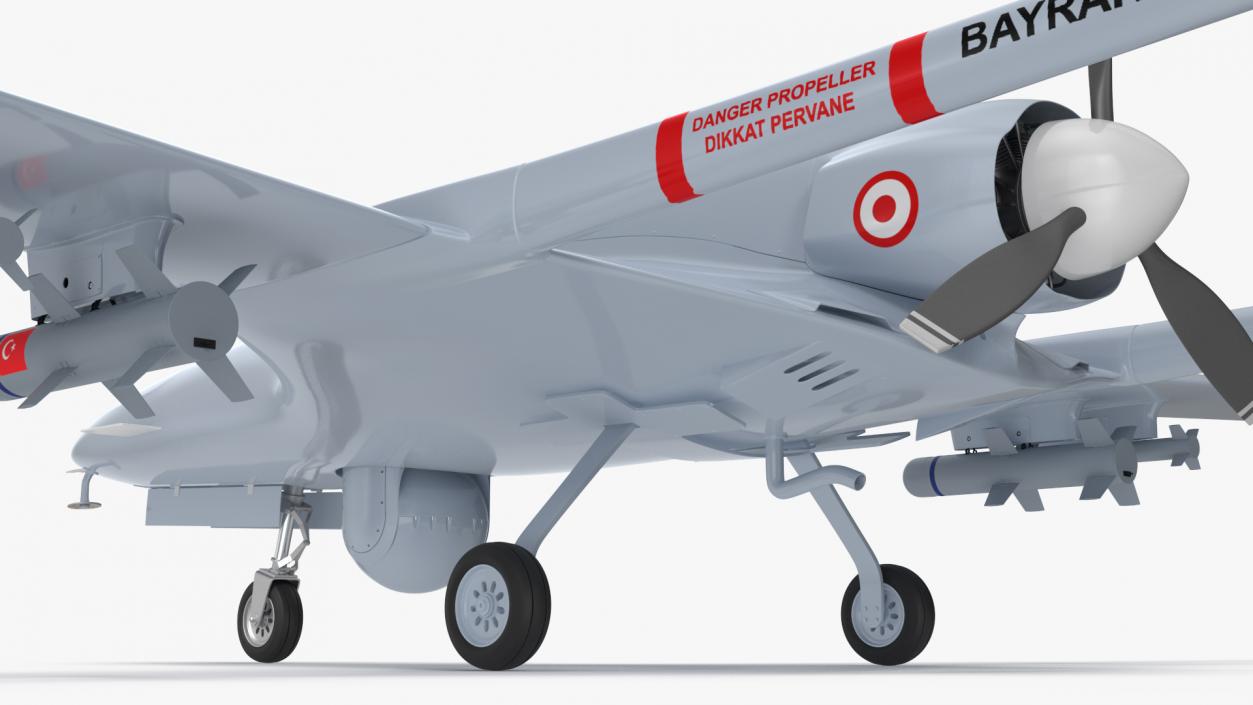 Bayraktar TB2 Turkish Armed Forces 3D model