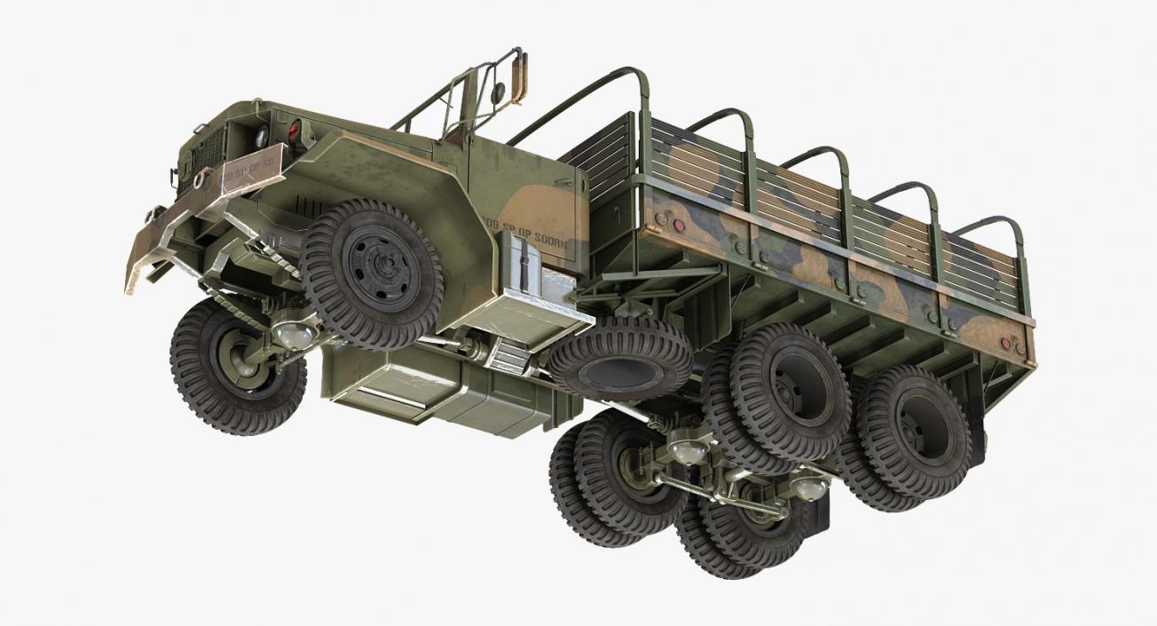 3D model US Army Cargo Truck M35 Rigged