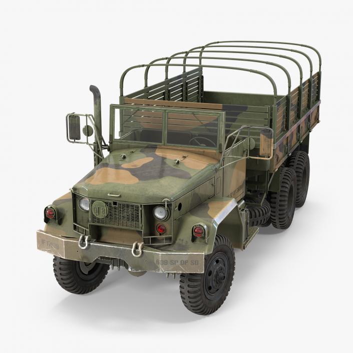 3D model US Army Cargo Truck M35 Rigged