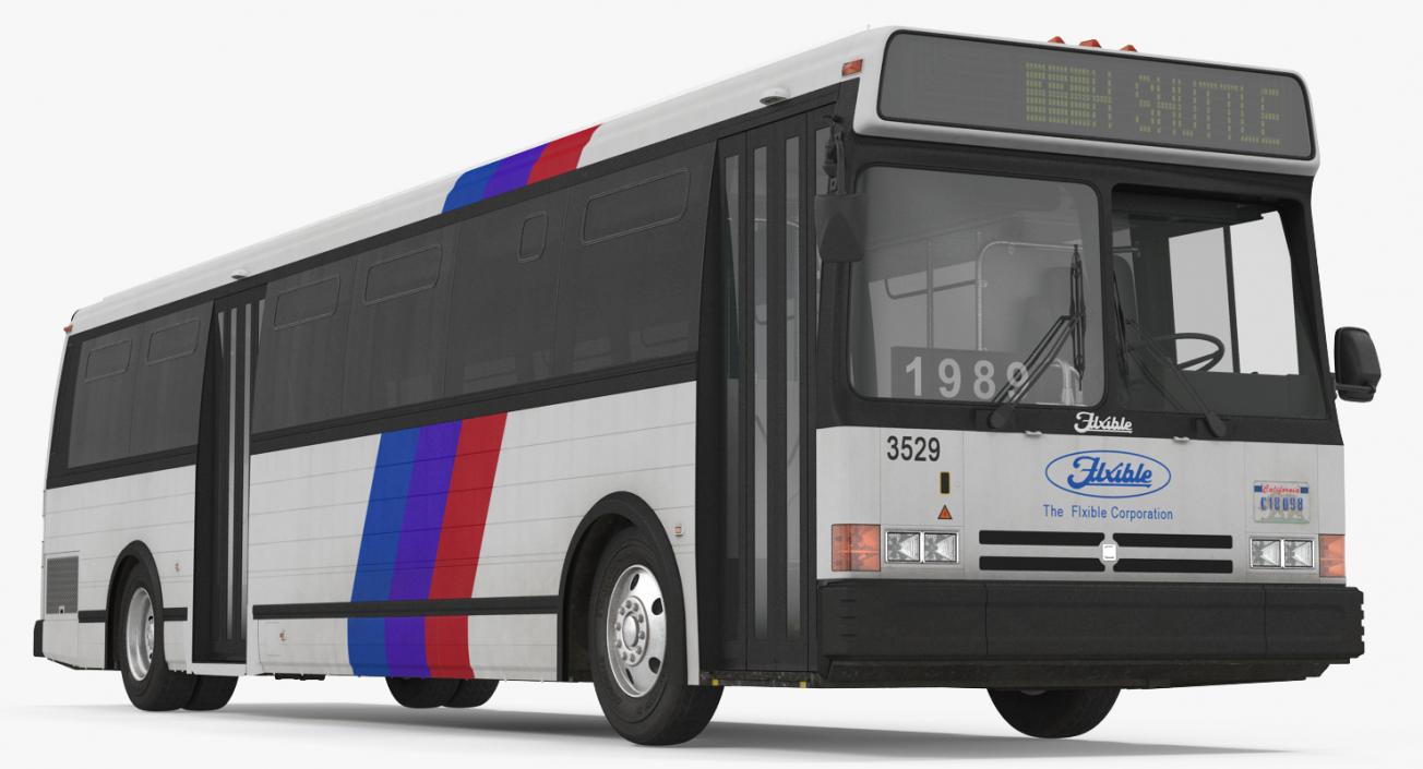 Flxible Metro D Bus 3D model