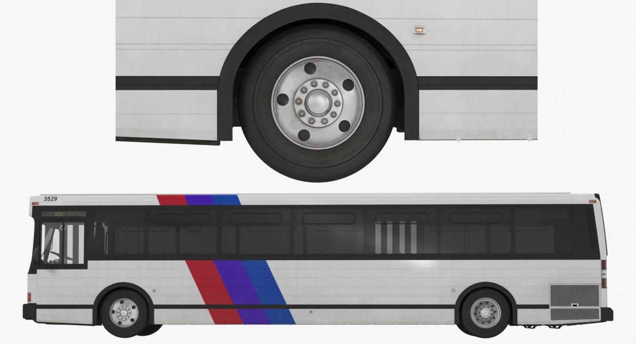 Flxible Metro D Bus 3D model