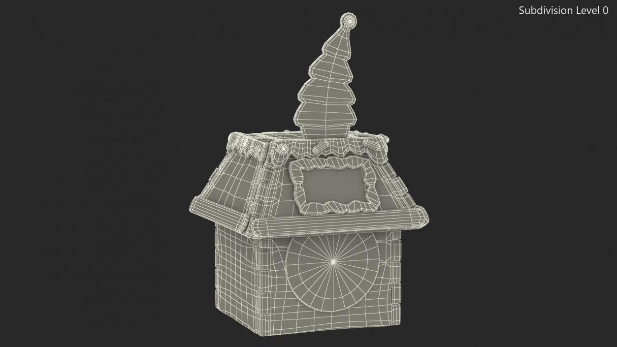 3D Cookie Dough Tiny House model