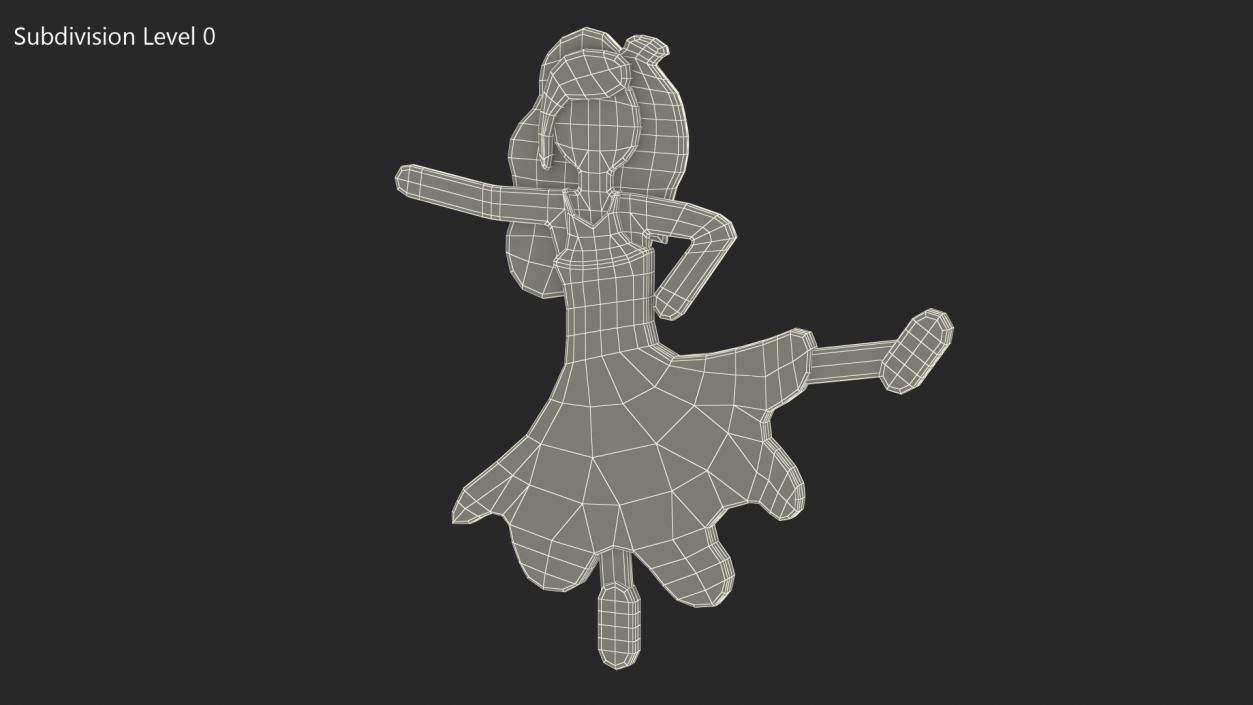 Woman Dancing Emoji 3D model