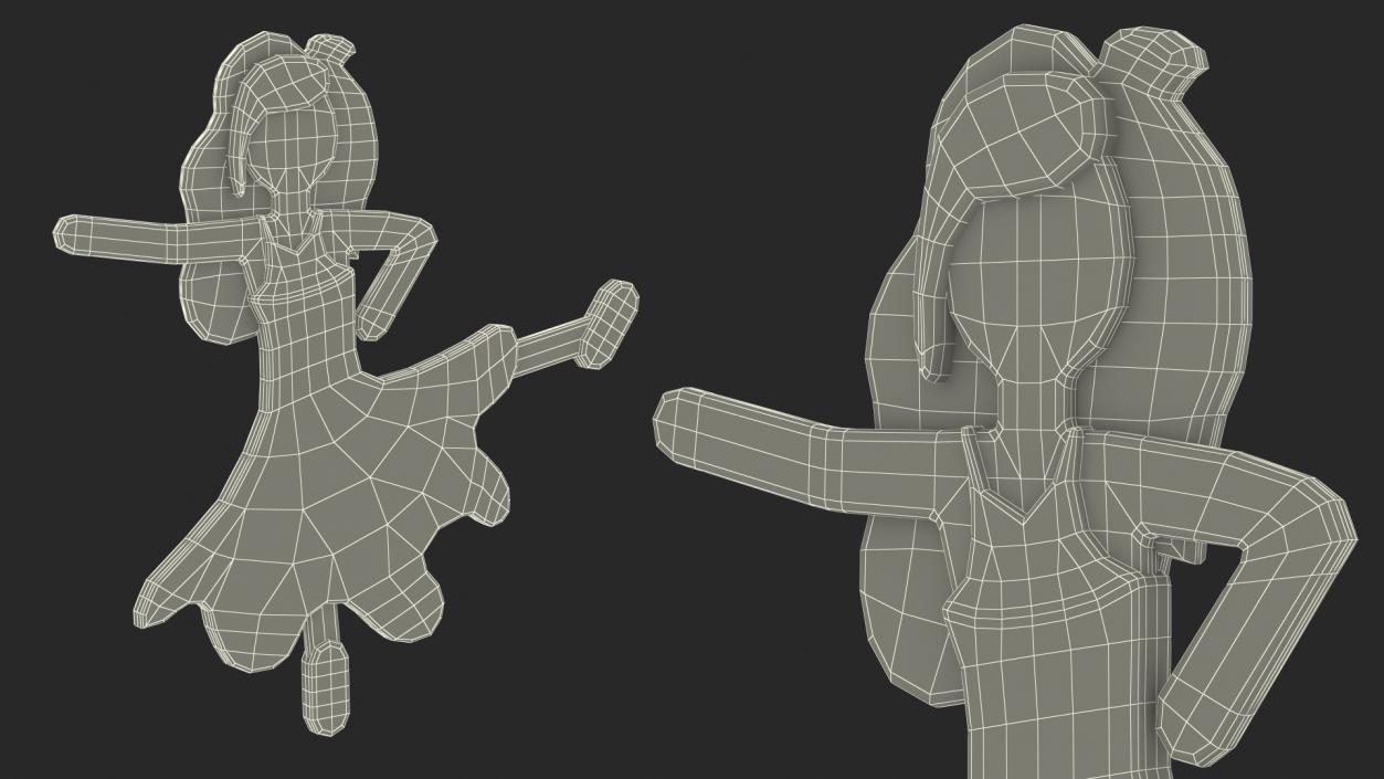 Woman Dancing Emoji 3D model